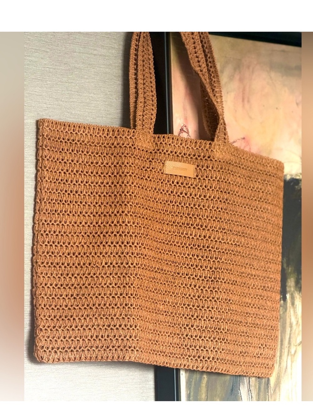 Burberry Goddess Woven Tote ideal for summers